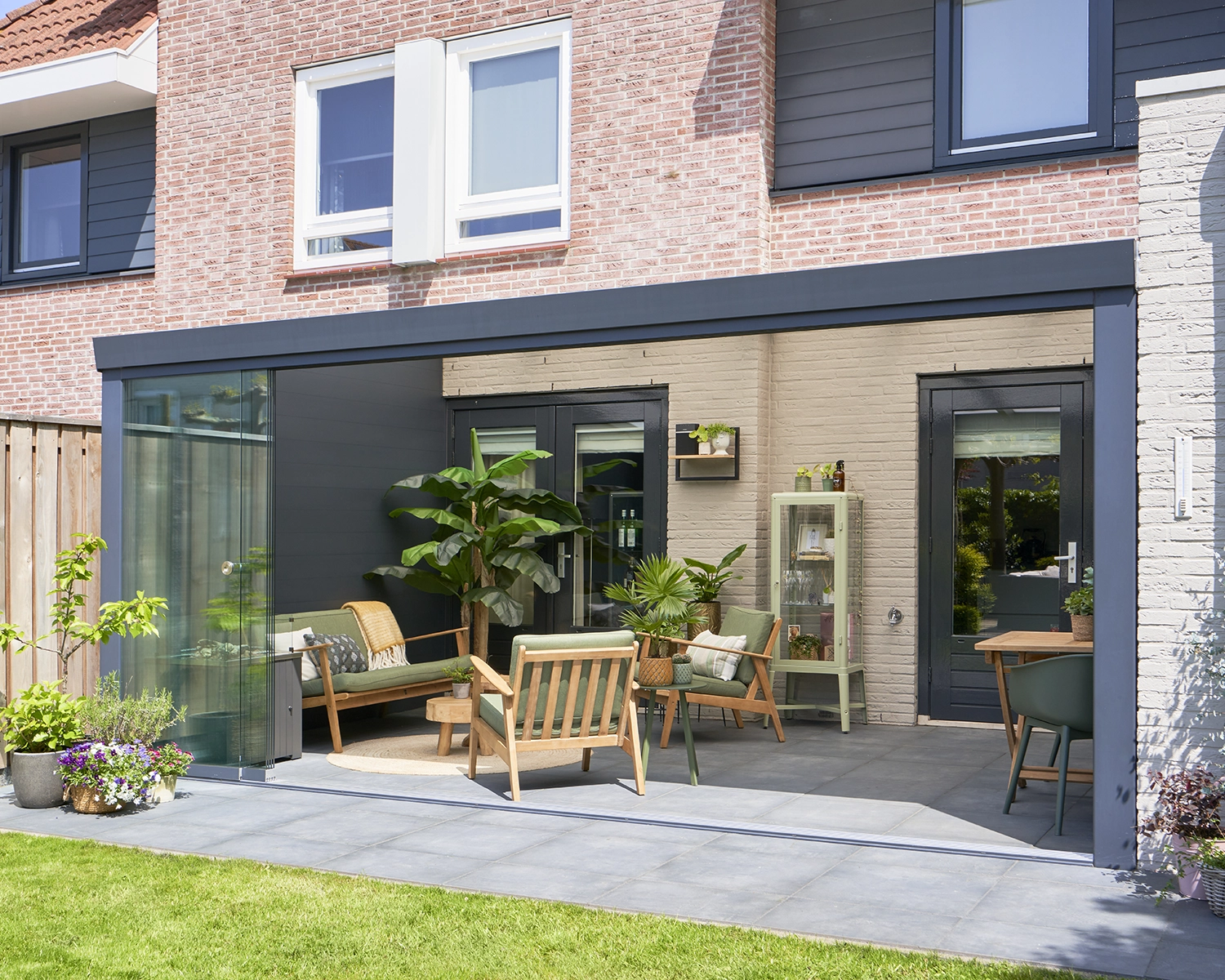 Giallo aluminium veranda